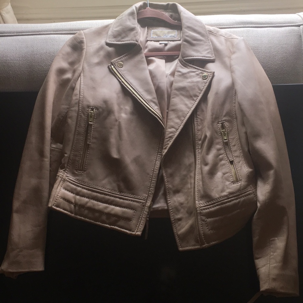 Michael Kors genuine leather jacket